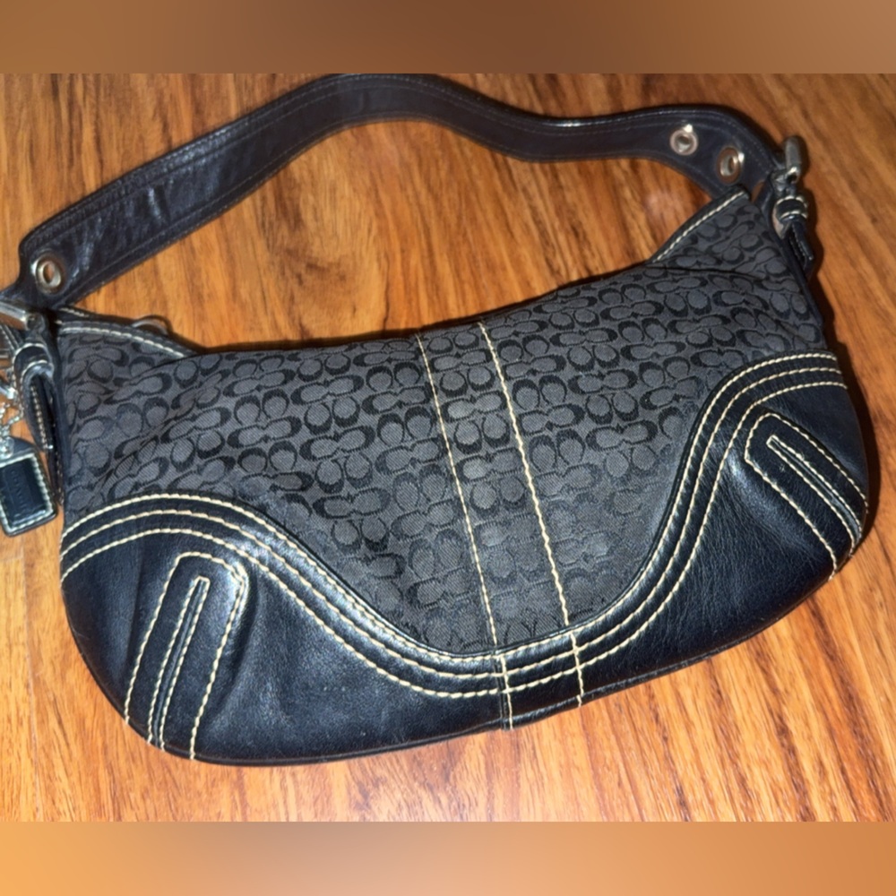 Coach mini black hobo‼️‼️SOLD‼️‼️ - Picture 8 of 10